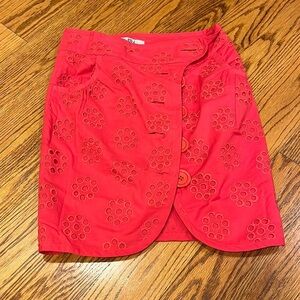 Tibi Woman’s Pink Button Skirt Size 6